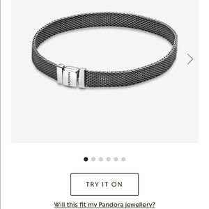 Pandora reflections mesh bracelet